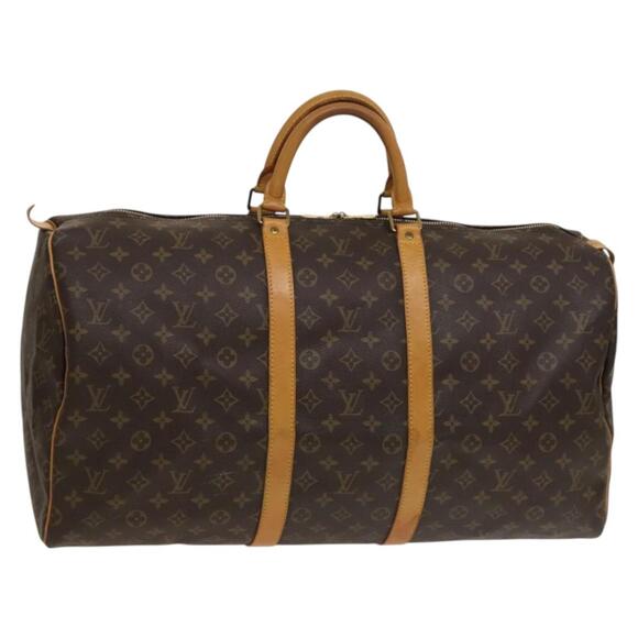 LOUIS VUITTON Monogram Keepall 55 Boston Bag M41424 - Picture 1 of 16